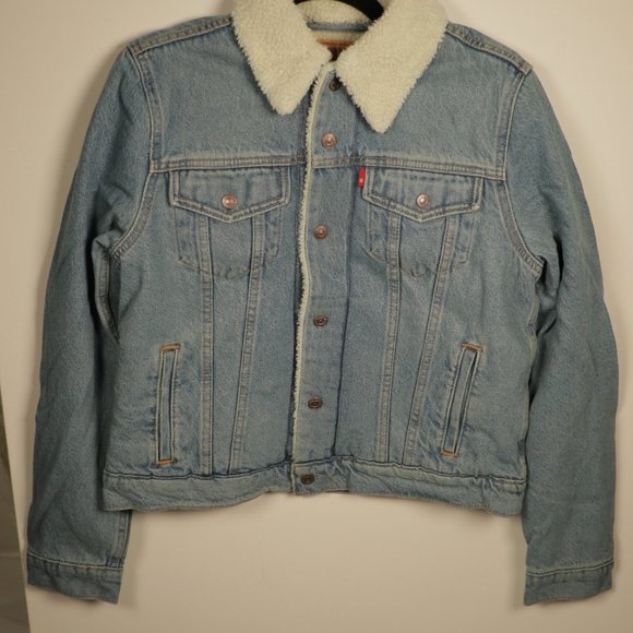 Levi's Original Trucker Jacket Sherpa **NWT** - Picture 4 of 7